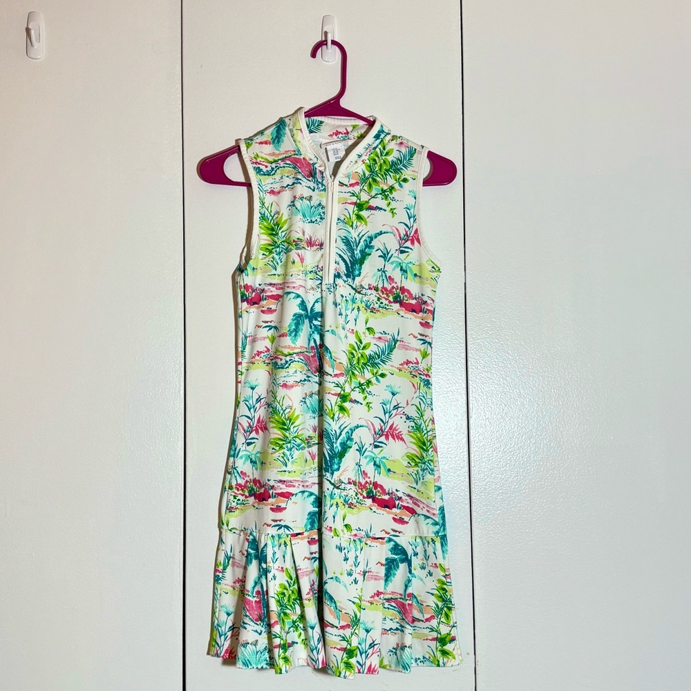 LIKE NEW | Sigrid Olsen Tropical Tennis & Golf Sweat-wicking Sport Dress